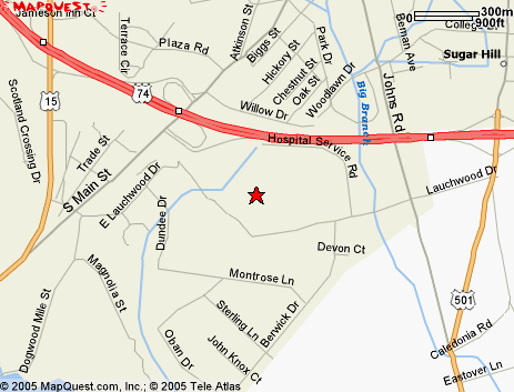 Map to Cedar County Memorial Hospital